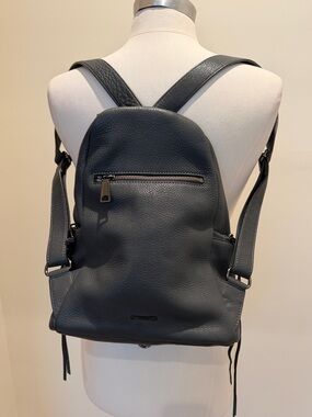 Rebecca Minkoff Charcoal Leather Backpack